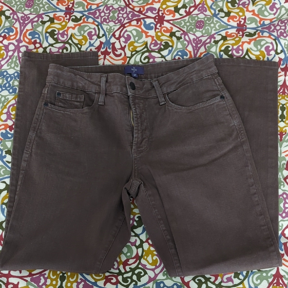 NYDJ Dark Brown Skinny Jeans